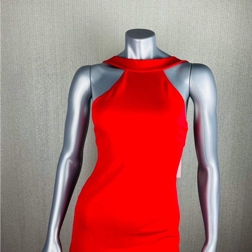 TIE RACK HALTER MAXI DRESSRED - Picture 6 of 8